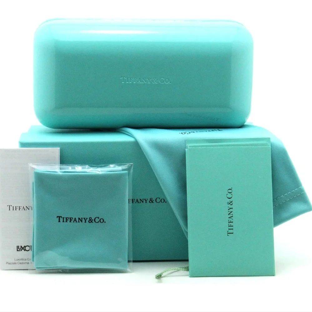Tiffany & Co TF4126 Sunglasses Infinity Havanah Cat Eye Luxury Designer #123 - Picture 4 of 9